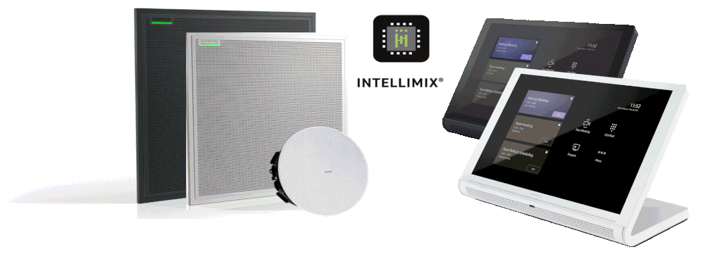 Shure Intellimix® Room ソフトウェア + Crestron Flex