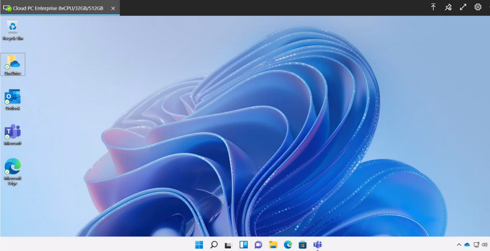 Windows 365 クラウド PC の Windows 11 エクスペリエンス