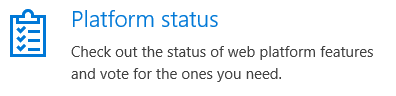 Platform Status page icon
