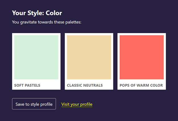 the color palette cards are now reverted to their original colors. This preserves the color swatches, but now the text labels aren’t rendered in the user’s system colors.