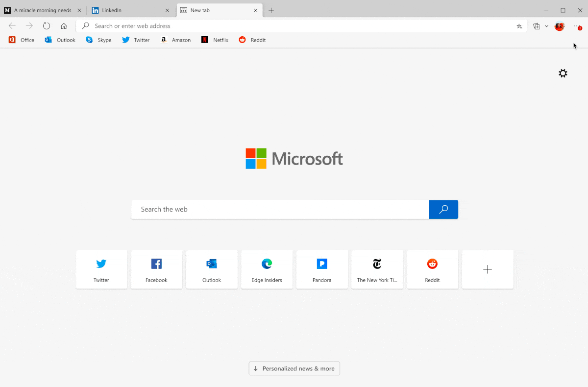 animation showing Password Monitor in Microsoft Edge