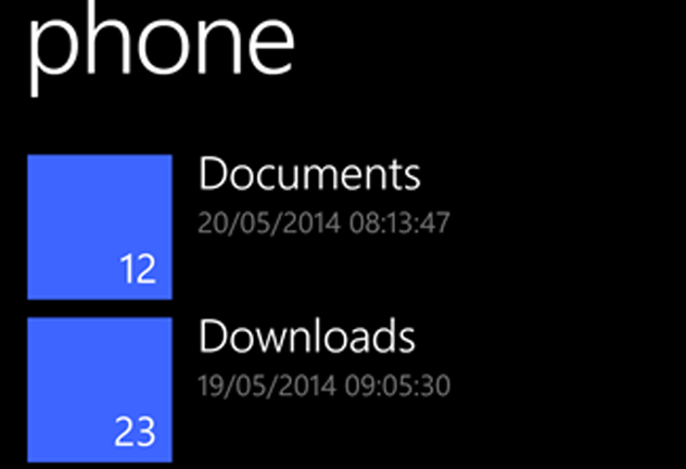 comment utiliser le gestionnaire de fichiers dans Windows Home Phone 8