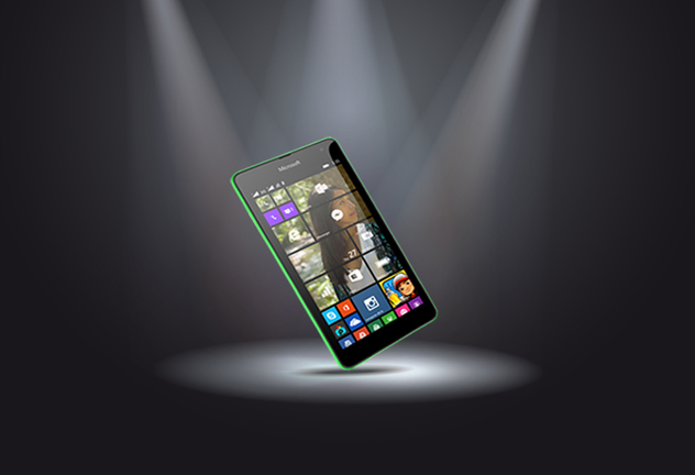 lumia 535 in light fea