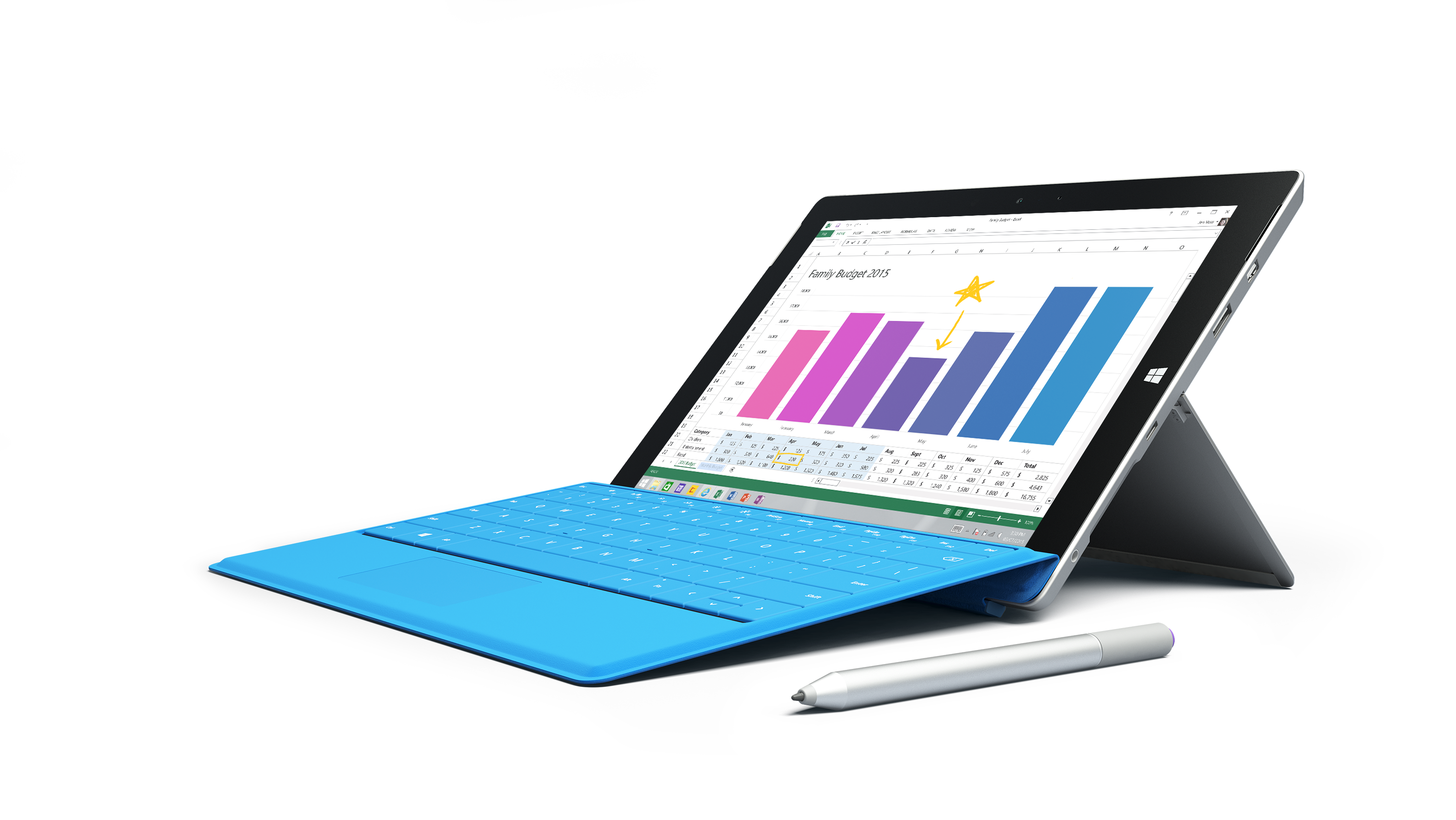 Surface 3 4G LTE Bright Blue