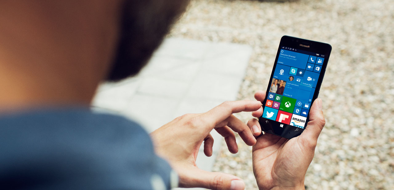 Screen being shown on Lumia 950