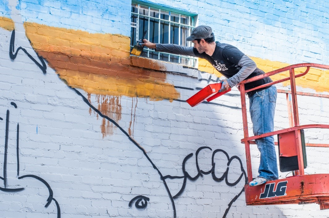 Designed on Surface: Lucas Aoki creates a stunning mural with Surface Book