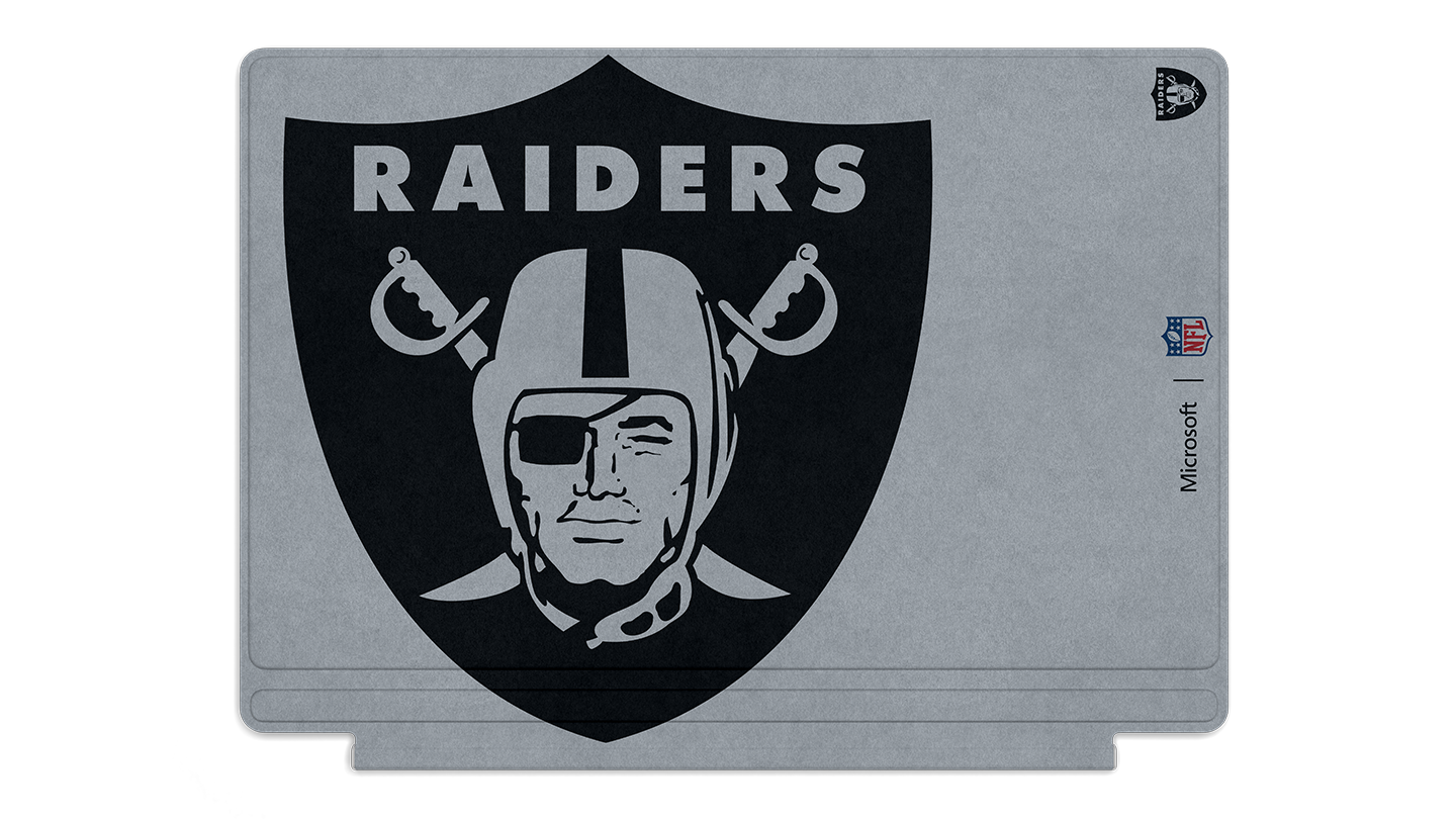 Microsoft Surface Pro 4 Oakland Raiders Type Cover