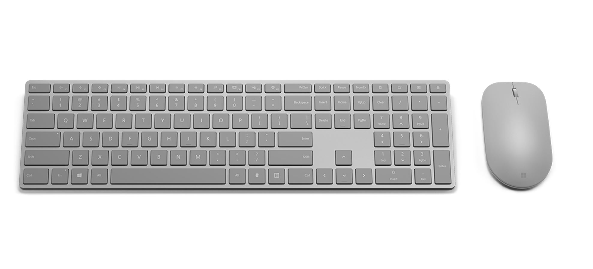 Microsoft Modern Keyboard with Fingerprint ID and Microsoft Modern Mouse