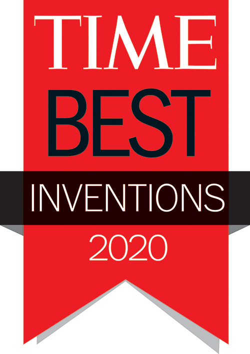 Banner that reads TIME Best Inventions 2020