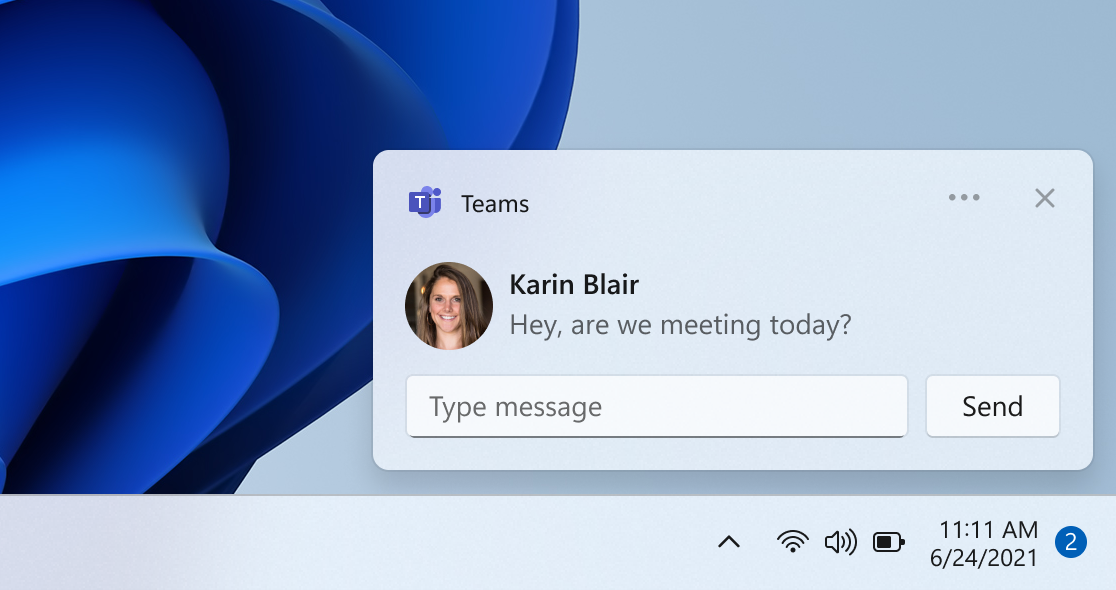 You’ll receive beautiful, native notifications and even be able to respond directly inline to text chats.