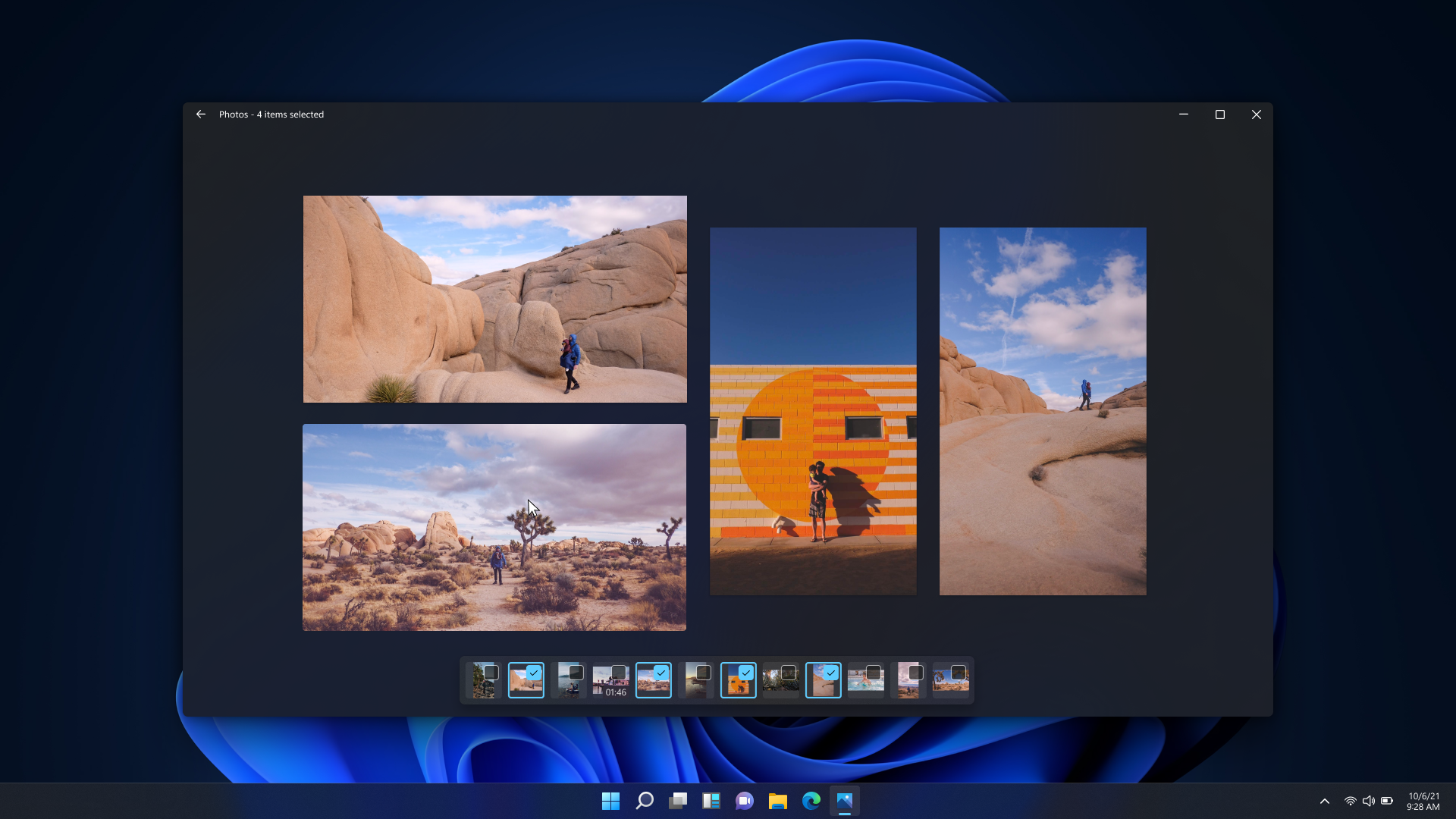 The new “multi-view” experience in the photo viewer to compare photos in the same window!