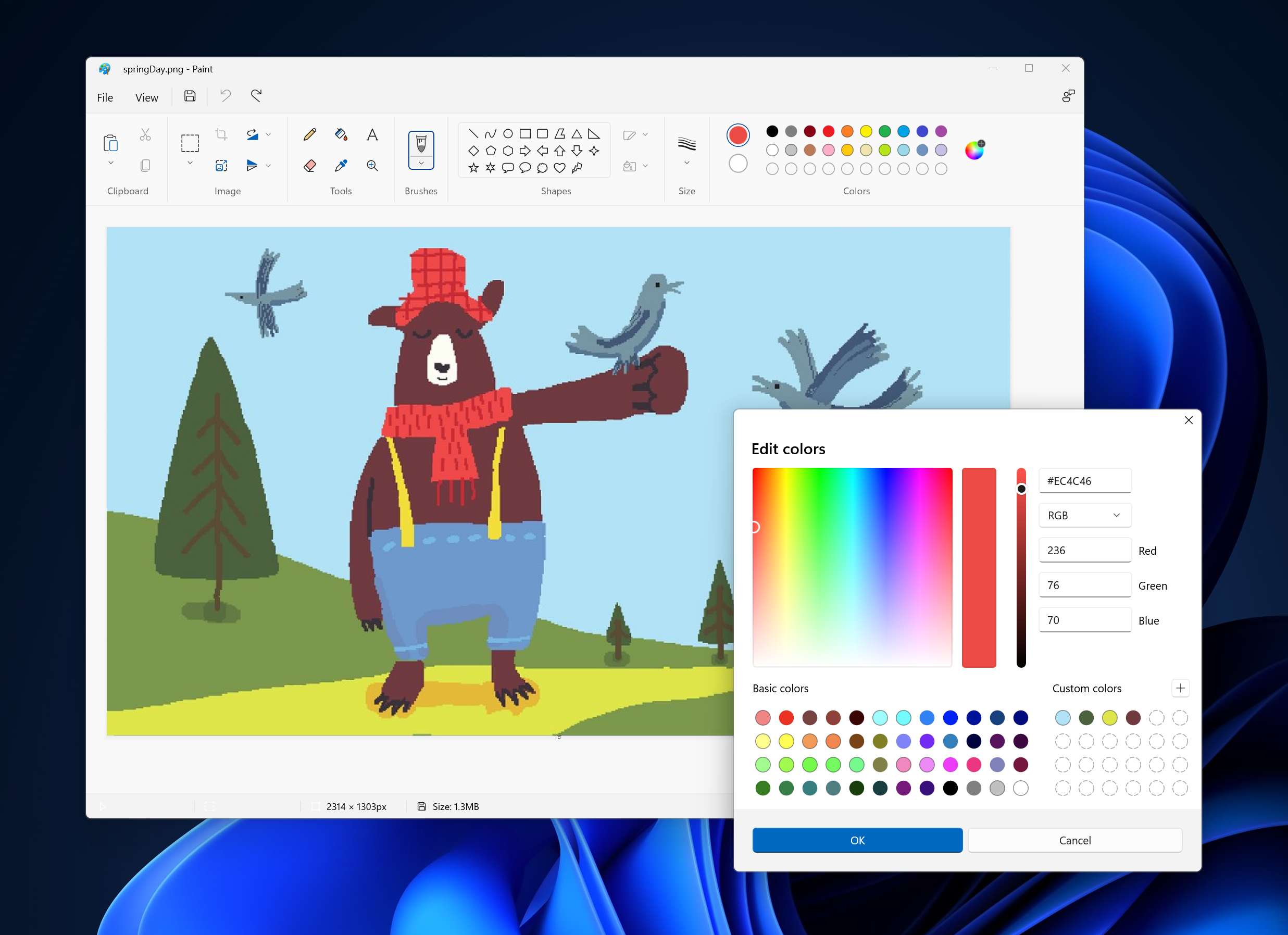 Paint app for Windows 11 update for Windows Insiders brings updated dialogs  and more | Windows Insider Blog