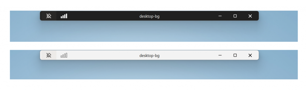 Redesigned the connection bar for remote desktop sessions.