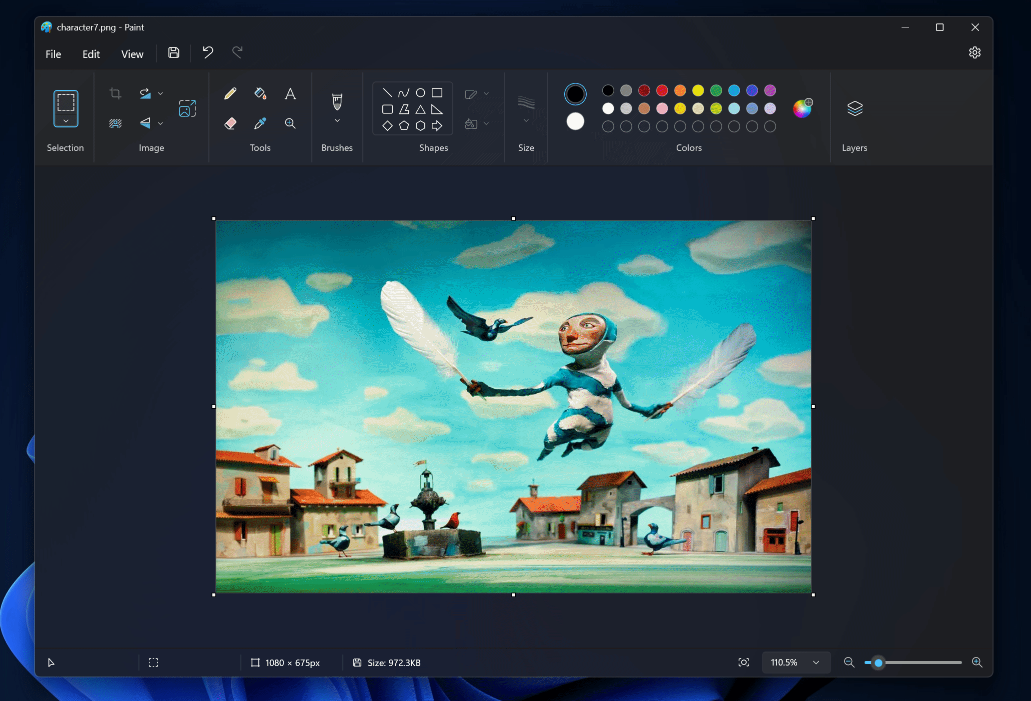 Microsoft Paint finally gets new layers and transparency