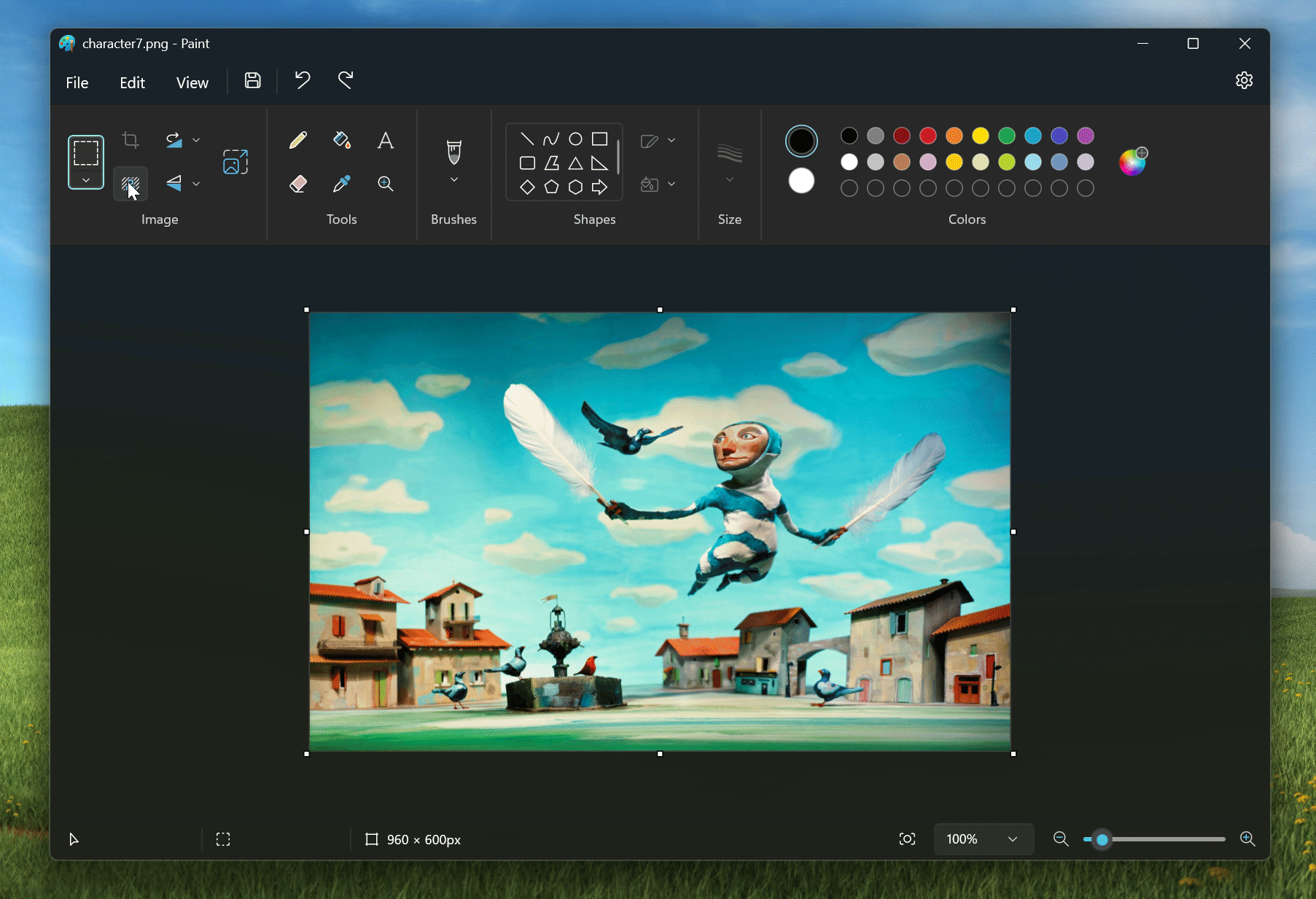 Microsoft Windows MS Paint Update