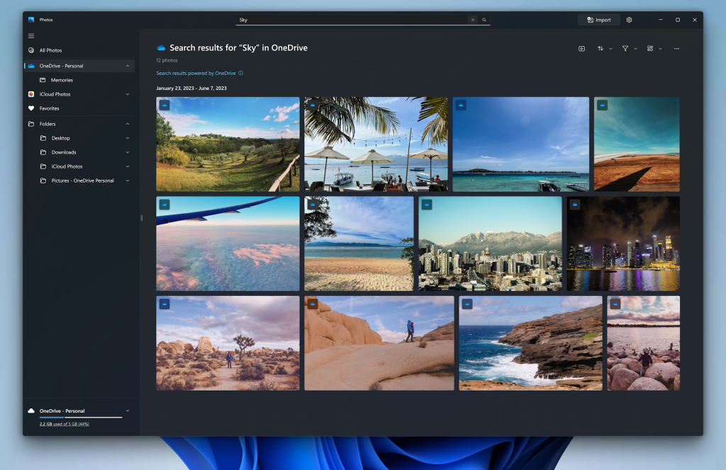 Windows Photos gets background blur, search, motion photo support, and other enhancements