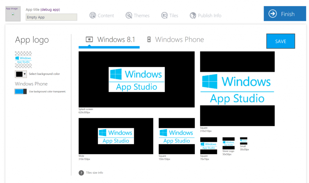 Mejoras en actualizacion de Windows App Studio Beta - 03-2015