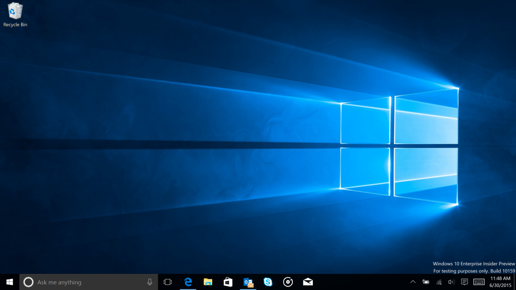 Version 10159 de Windows Insider 10 para PC
