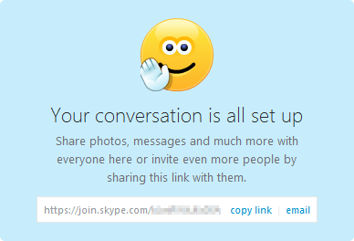 Skype meetings and sharing