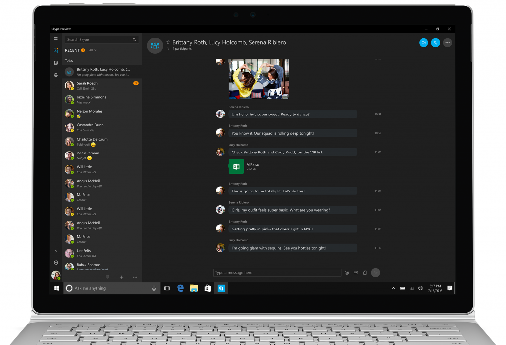 Prueben El Nuevo Skype Preview Con Windows 10 Anniversary Update El Blog De Windows Para 3259