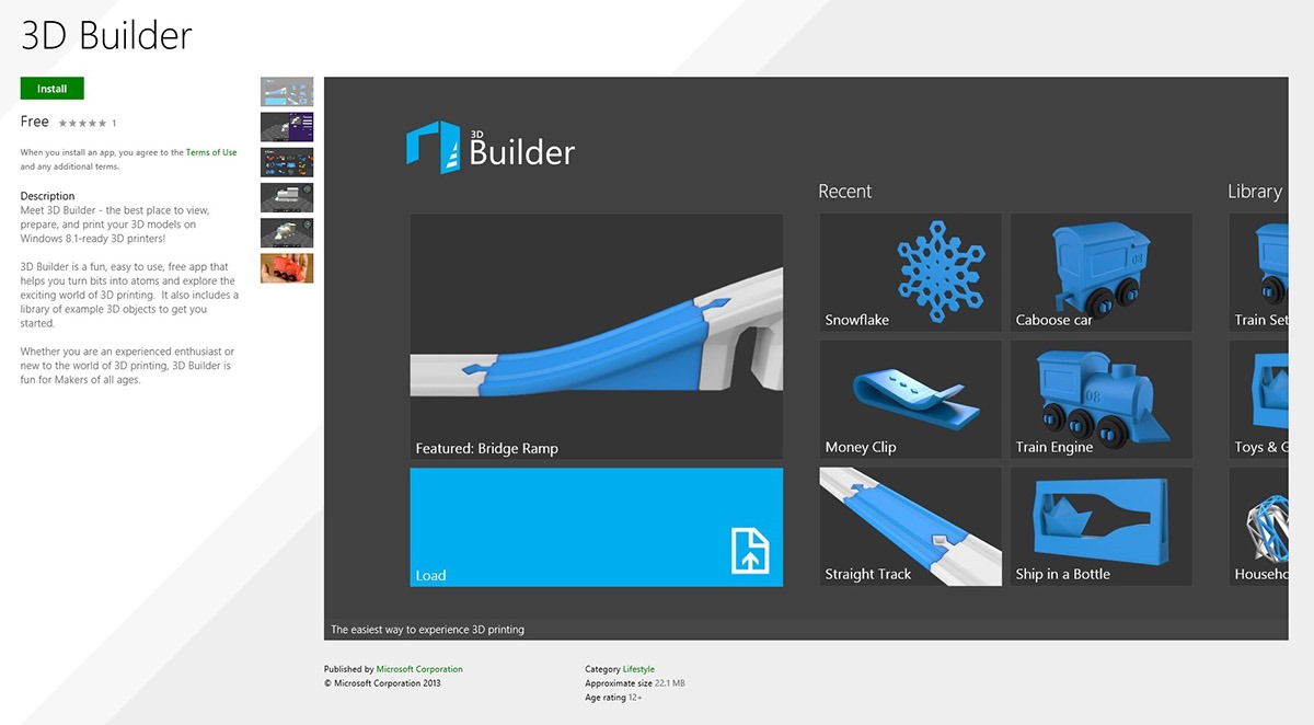 Video 3d Printing With The 3d Builder App On Windows 8 1
