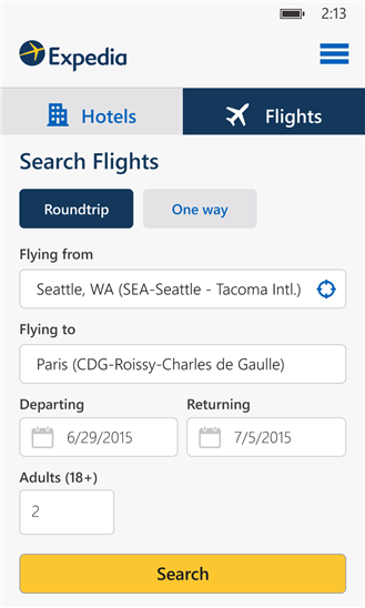 The New Expedia App For Windows Phone Delivers Great Savings And